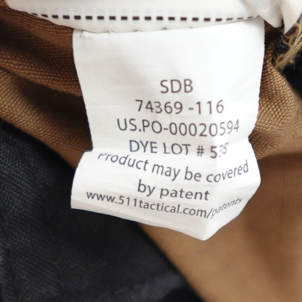 5.11 Tactical Pants Mens 34x32 Brown Stryke Flex-Tac Ripstop Cargo Workwear
